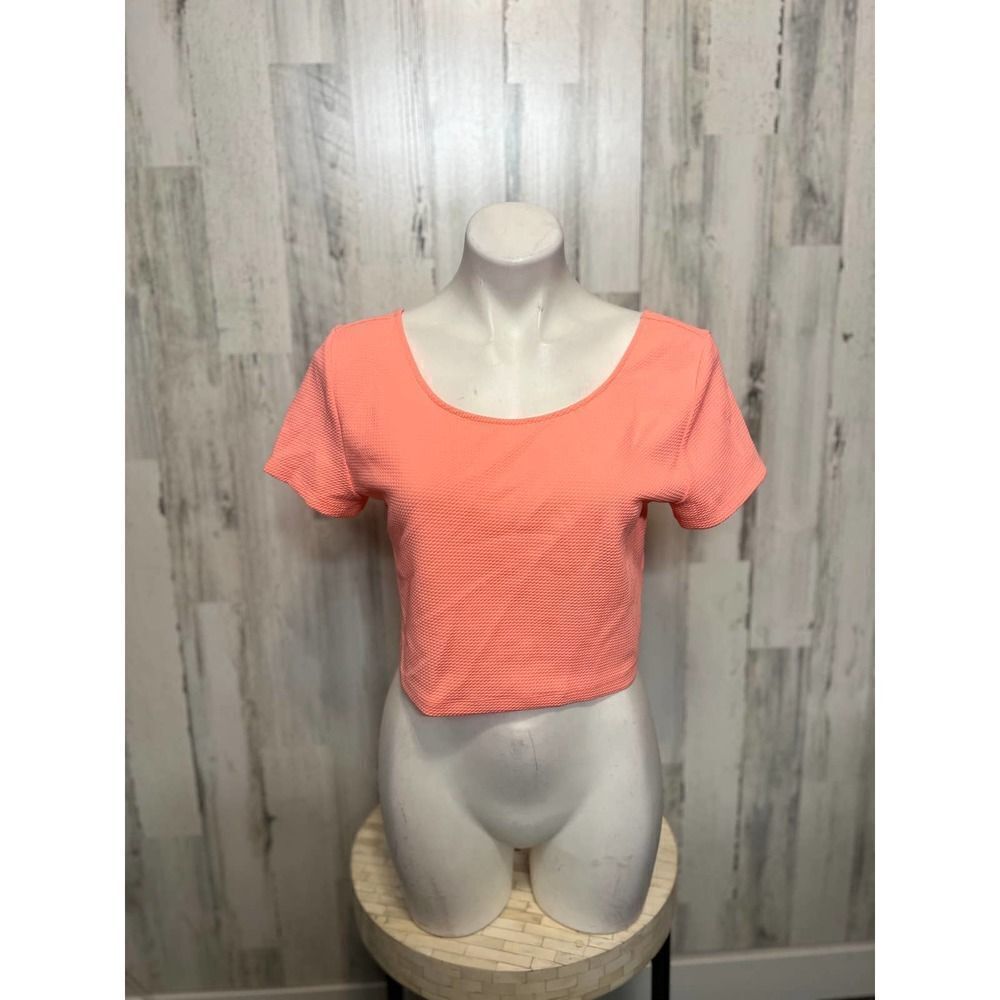 Hot pink crop top